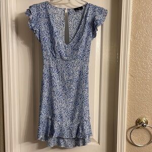 SBetro Floral Blue Dress size M